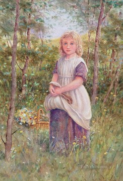 Country Girl de Henry James Johnstone Británico 04 Impresionista Pinturas al óleo
